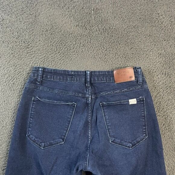 Barbell Apparel Jeans Mens 32 (Fits 30x32) Blue Athletic Fit Dark Wash Stretch - Picture 10 of 16